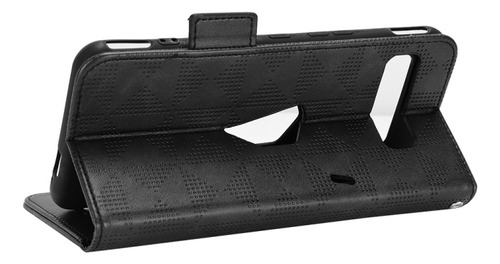 Y Funda De Piel Negra Para Asus Rog Phone 3 Strix/3 Zs66