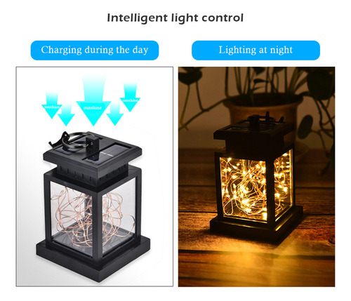 Linterna Solar Led Para Colgar Mesa Al Aire Libre