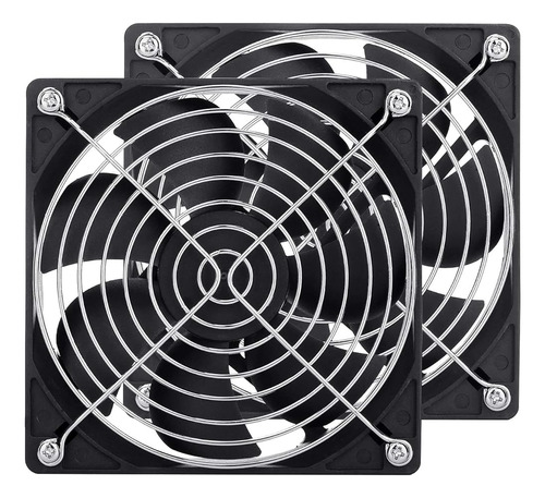 Keyfanclub 2-pack 120mm Ventilador Dc 12v Ventilador De Comp