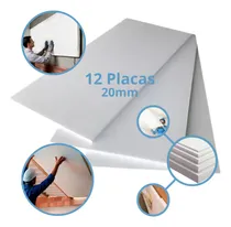 Comprar Eps Em Placas 100cmx50cm 20 Mm Kit Com 12 Isopor Térmico