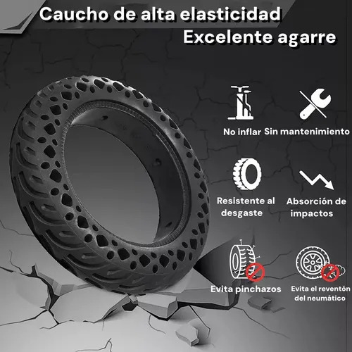 Llanta Para Scooter Solida Universal 8.5