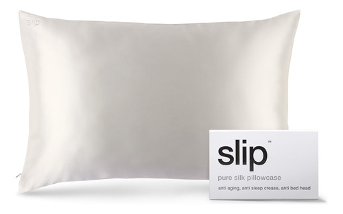 Funda De Almohada Slip Tamaño Queen Color Blanco