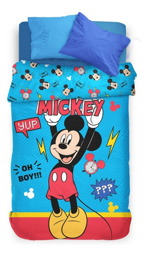 Acolchado Reversible 1 1/2 Piñata Infantil Disney Original