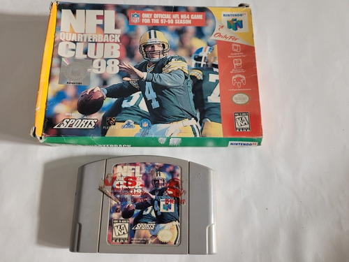Nfl Quarterback Club 98 Nintendo 64 En Caja Local Mg