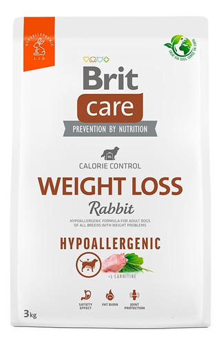 Alimento Para Perro Brit Care Weight Loss Rabbit & Rice 3kg