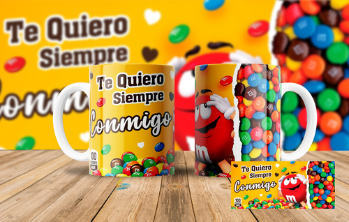 Taza Personalizada, Delicias De Amor M&m