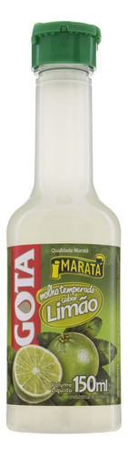 Molho para salada de limão Maratá Gota sem glúten em frasco 150 ml