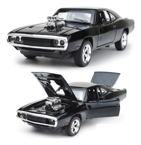 Dodge Charger 1969 Miniatura Metal Coche Con Luces Y Sonido