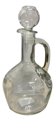 Botella Vinagre De Vidrio Para Aderezo Salsa Con Tapa 350ml