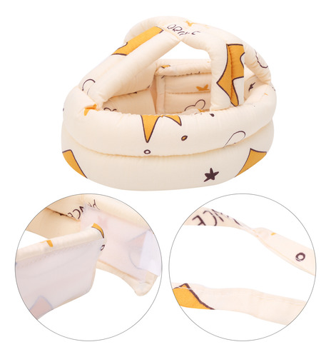 Gorro Protector De Tela Para Bebé Cómodo Anticolisión El