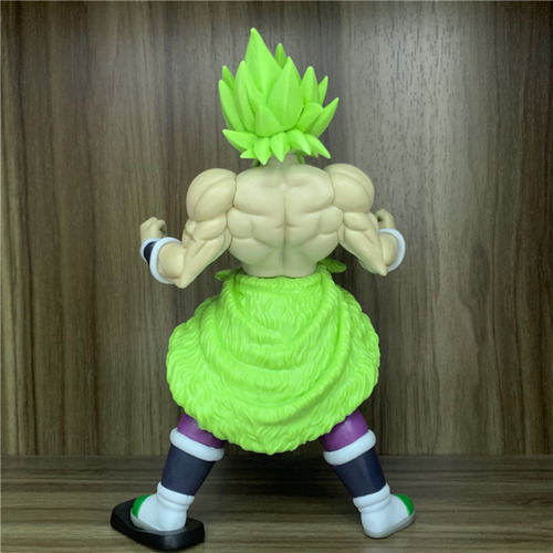 Figura Dragon Ball Super Broly Verde Super Saiyan 23 Cm