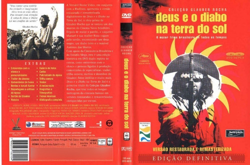 Dvd Lacrado Duplo Deus E O Diabo Na Terra Do Sol Audio Port