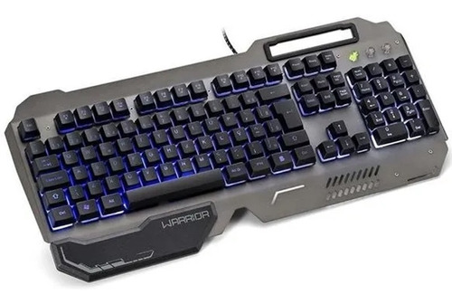 Teclado Gamer Ragnar Superfície Metal Led Warrior Tc222