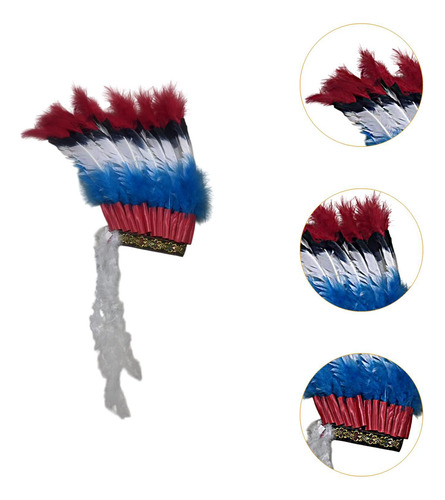 Diadema De Sombrero Indio Para Mardi Gras, Carnaval,