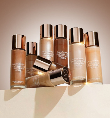 Base de maquillaje en sérum Beauty Creations Flawless Stay Glowy Skin Filter tono 06n - 30mL 28.634g