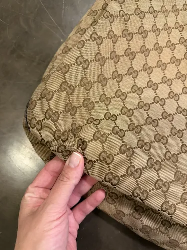 Bolsa Gucci Gg Canvas Web Hobo Original Vintage Detalhes