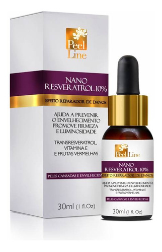 Nano Resveratrol 10% Peel Line 30ml Tipo de pele Todo tipo de pele