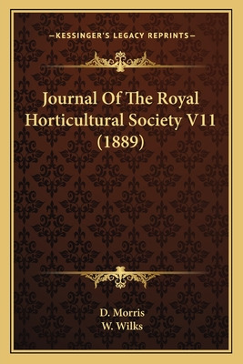 Libro Journal Of The Royal Horticultural Society V11 (188...