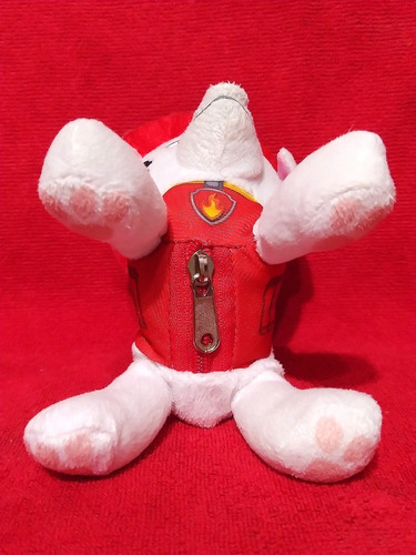 Paw Patrol Colgante Monedero Peluche Marshall 16 Cm. Usado (Usado)