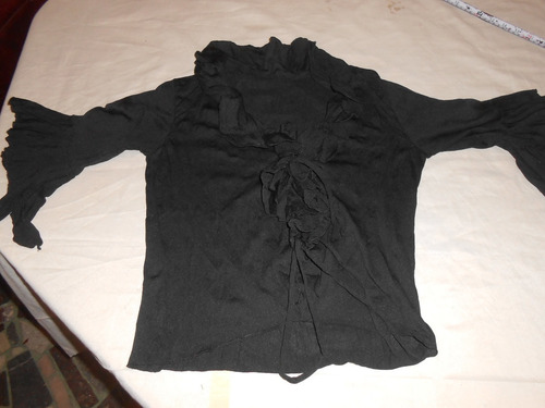  Blusa Manga Corta Negra  Excelente !!