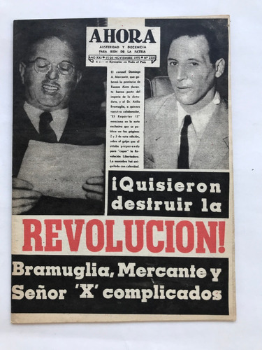 Ahora N° 2335 Juan Peron Noviembre 1955