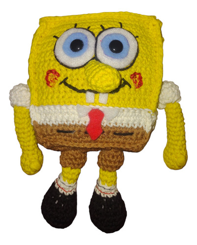 Muñeco Bob Esponja Al Crochet - Amigurumis