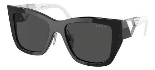 Prada Spr 21y 1ab-5s0 Square Shape Negro Blanco