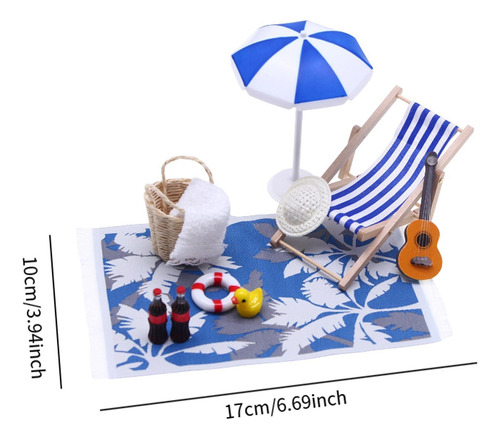 Beach Miniature Dollhouse Decoration Silla Toyes En