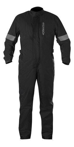 Alpinestars Hurricane Traje De Lluvia De Una Pieza, M, Negro