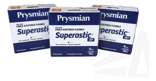 Cable 4mm Unipolar Superastic Pirelli Prysmian X 300 Mts. 