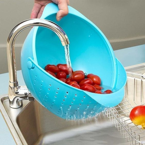 Set Docena Bowl Colador Rebatible Plastic Art Ensaladera