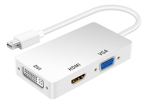 Big Dp To Triple (blanco) - Dp Minidp A Hdmi De Alta Definic