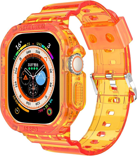 Correa + Case Para Apple Watch Series 3/4/5/6/7/8/se/ultra