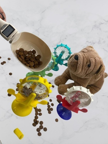 Brinquedo Comedouro Interativo Cães Quebra Cabeça Pet Cor Amarelo
