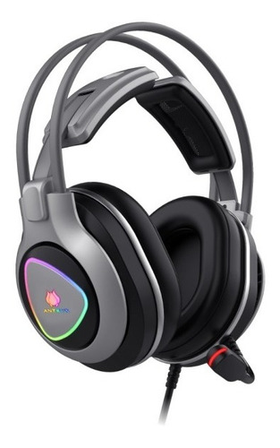 Audifono Gamer  Antryx Thunder Silver 7.1 Rgb