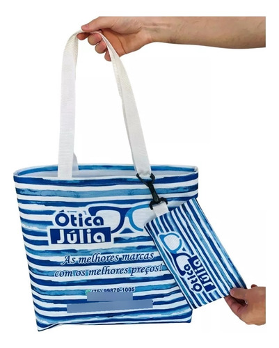 Sacolas Ecobag Retornáveis Grande Personalizadas 100und