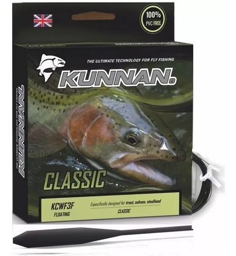 Linea Pesca Mosca Fly Cast Kunnan Hundimiento Sinking 27m