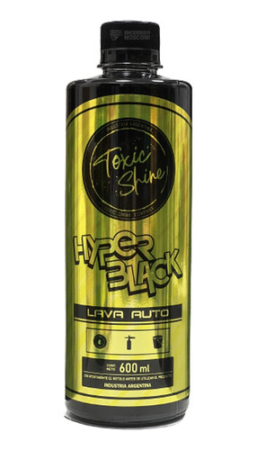 Shampoo Hyper Black Toxic Shine 600ml