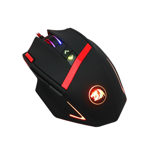Redragon Gaming Mouse Láser Mammoth M801 Alámbrico Negro