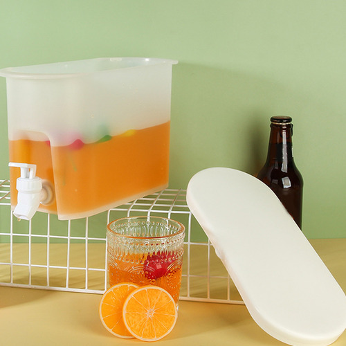 Cubo De Agua Fría Con Grifo Para Nevera, Tetera De Frutas