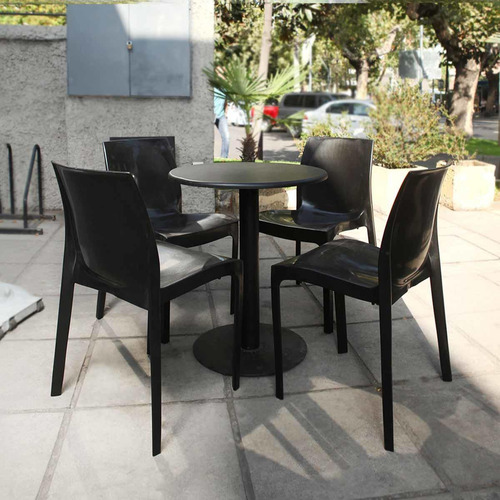 Silla de comedor DVP Neo color negro
