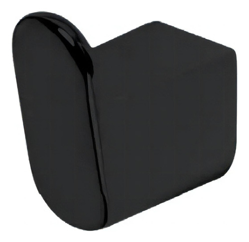 Percha Peirano Metálica Negro - Accesorio Baño Soria Black