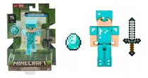 Comprar Minecraft Figura Alex Armadura 15 Th Muñeco Juguete Coleccio