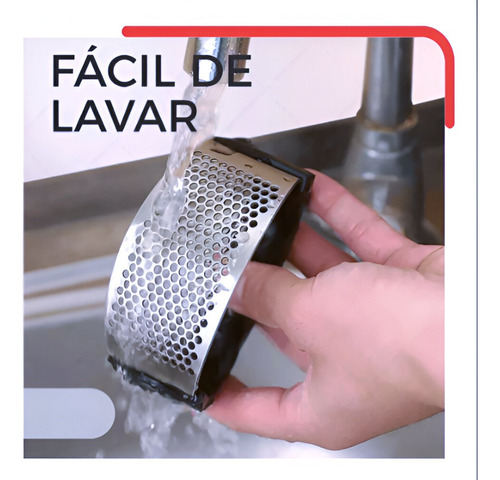 Trituradora de ajo manual de acero inoxidable, amasadora y exprimidora