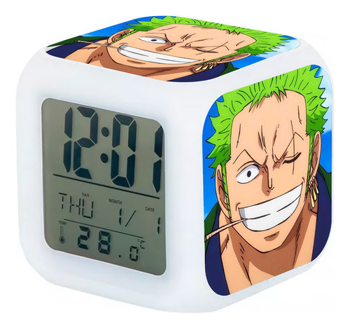 Reloj Despertador: One Piece | Roronoa Zoro