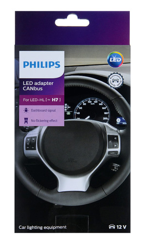 H7 Philips Led Adapter Canbus Dashboard Signal 18952c2 P Aag