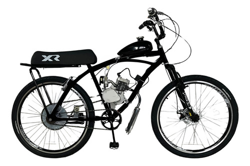 DESMONTADA Bicicleta Bike Motorizada Banco Xr + Kit Motor 80cc Moskito Cor Preto Tamanho Do Quadro 17