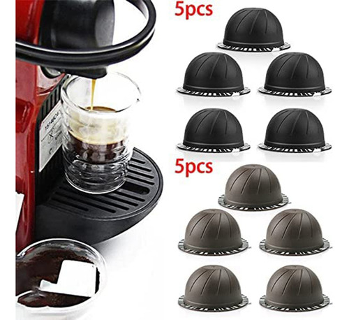 Cápsulas De Café Reutilizables Para Vertuo Vertuoline Ref, 5