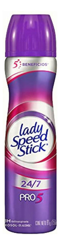 Lady Speed Stick 24/7 Antitranspirante En Aerosol Para Mujer