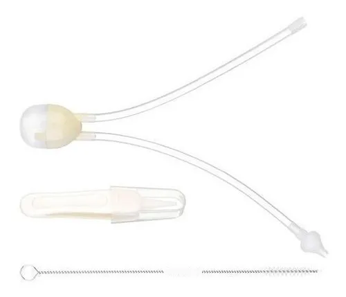 comprar Kit Aspirador Nasal + Pinza + Cepillo De Limpieza Dispita Color Blanco
